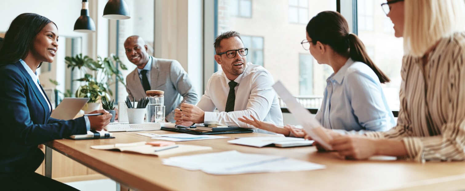 People in a meeting room